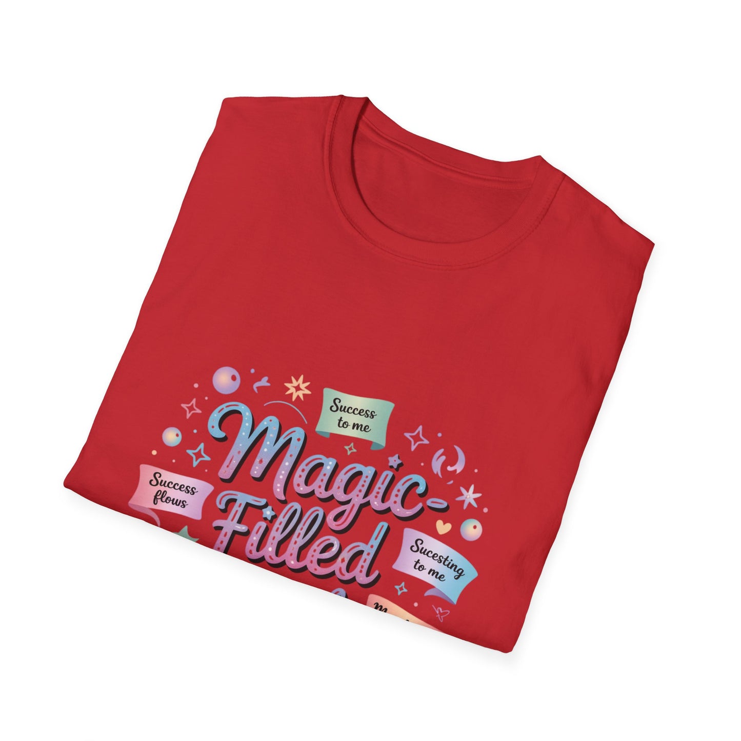 Magic-Filled Girl T-Shirt — Pastel Whimsical Cute Graphic Tee