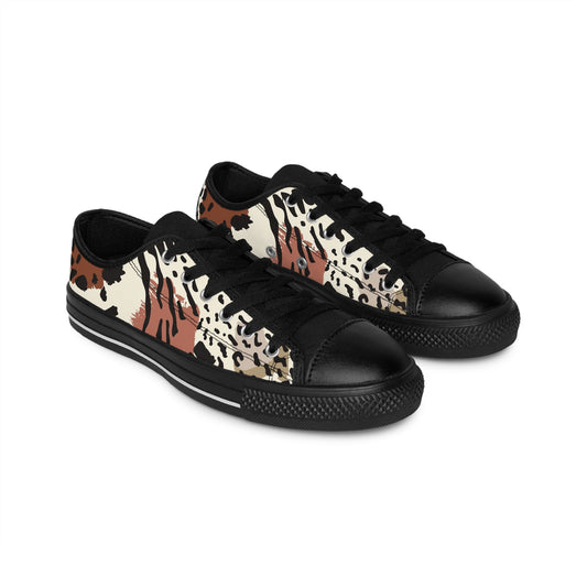Savage Animal Men's Sneakers — Fierce Wildlife Graphic Sneakers