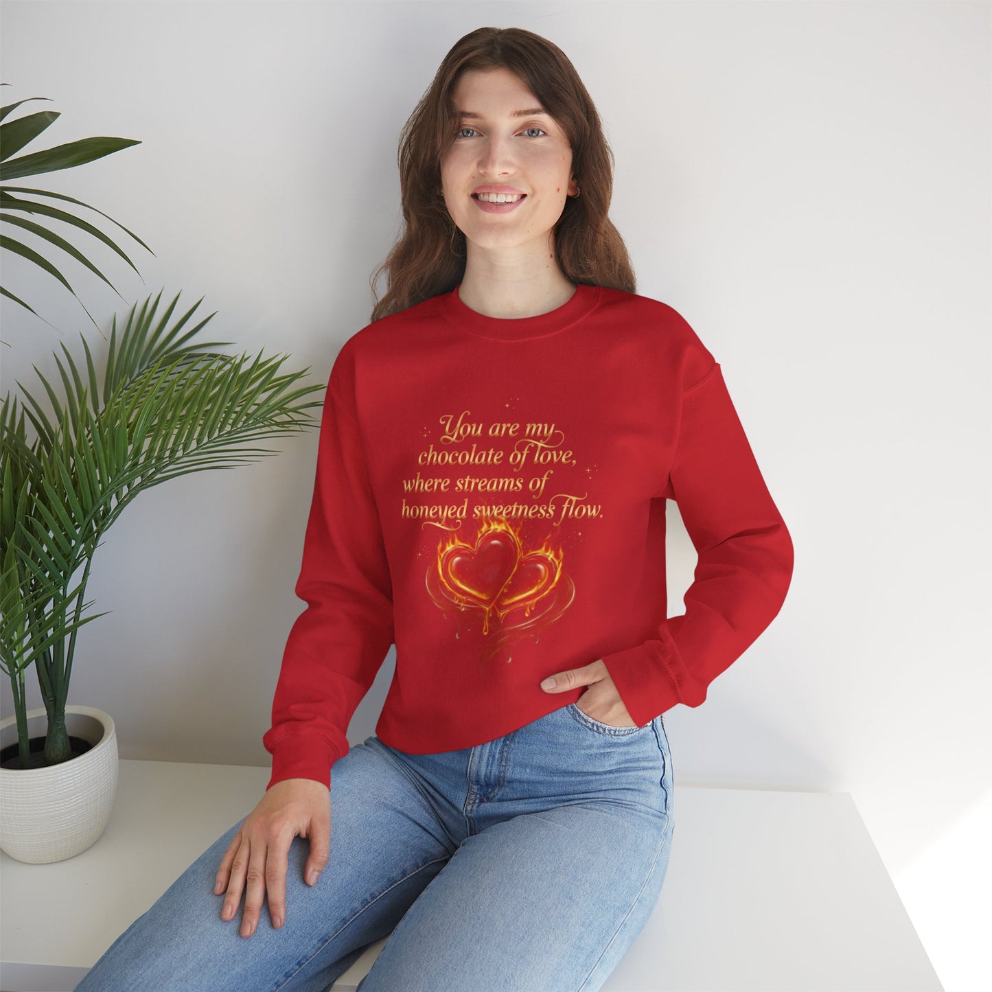 Valentine Lovers Sweatshirt — Cute Couples Valentine's Crewneck