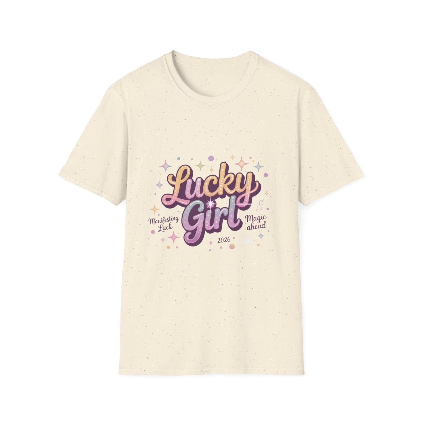 Lucky Girl T-Shirt — Retro Pastel St. Patrick’s Day Tee