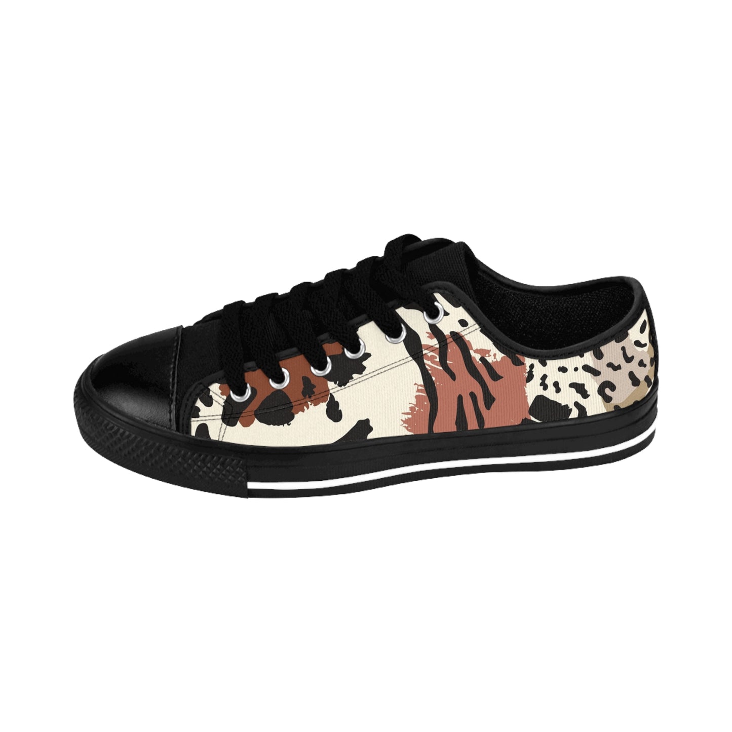 Savage Animal Men's Sneakers — Fierce Wildlife Graphic Sneakers