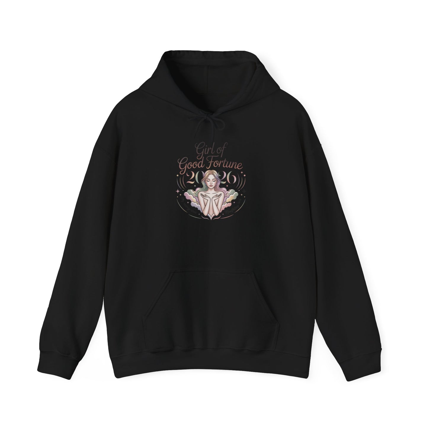 Blessed Girl Hoodie — Pastel Faith-Inspired Pullover for Women