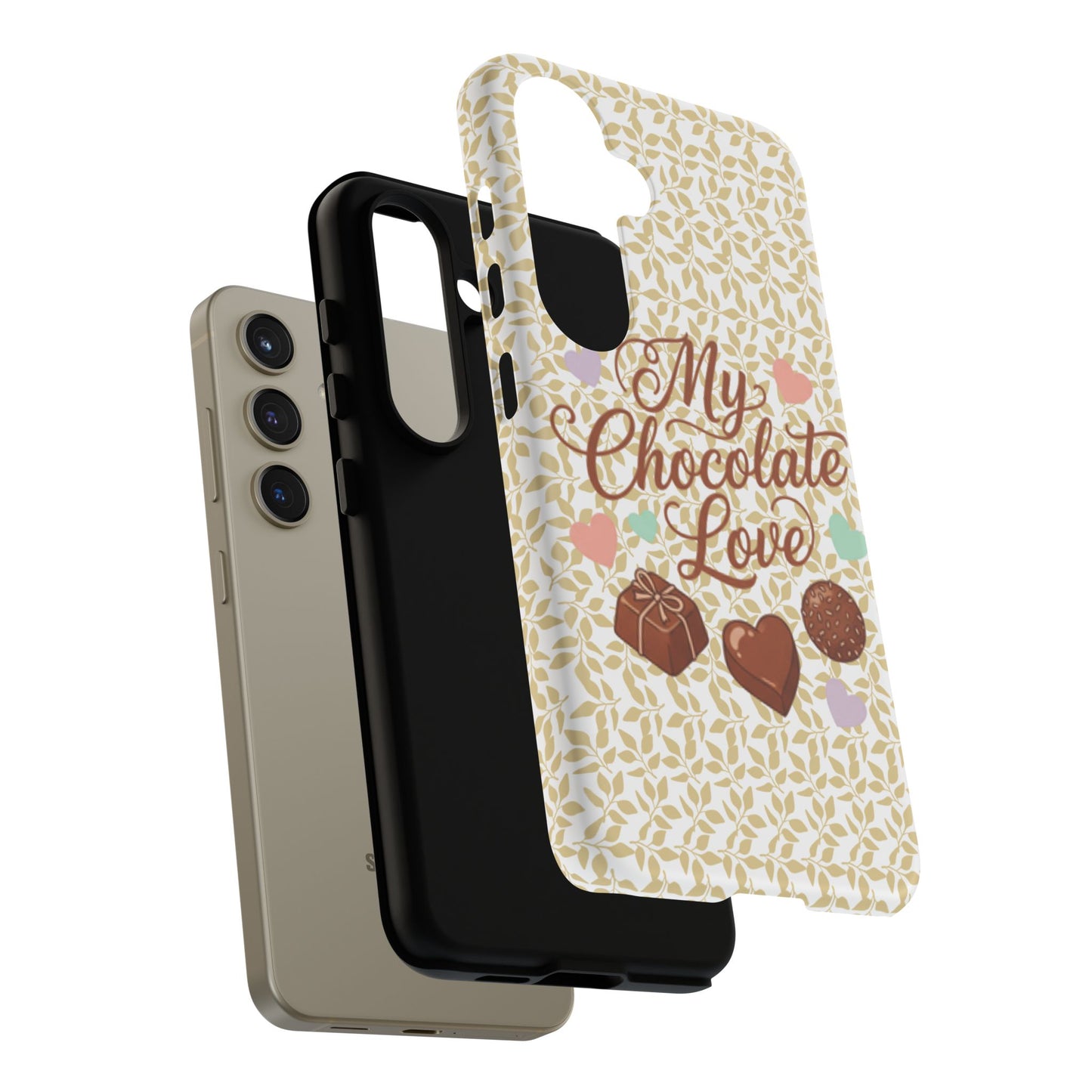 Phone Case — "My Chocolate Love" Decorative Protective Cover