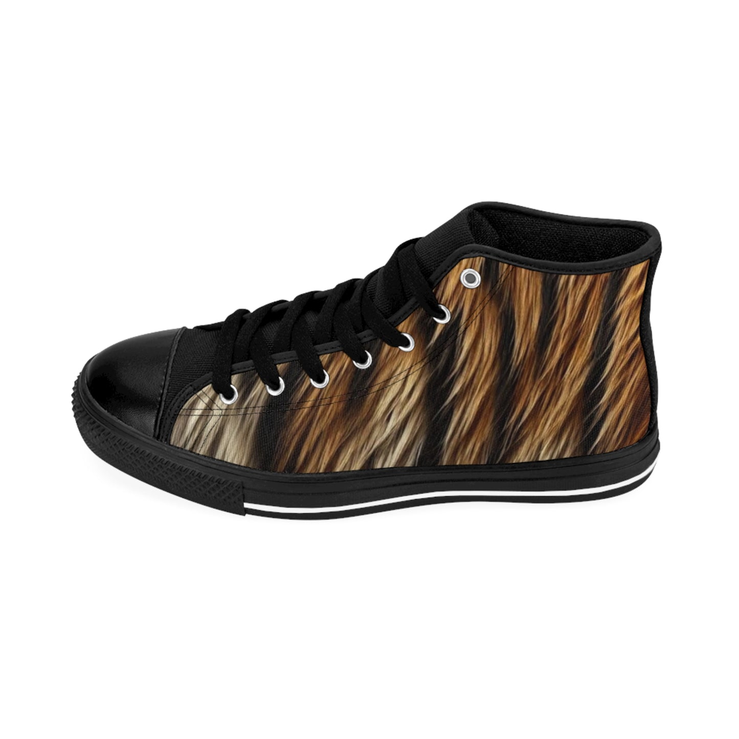 The Jungle King: Bold Tiger Stripe Trainers Casual Shoes