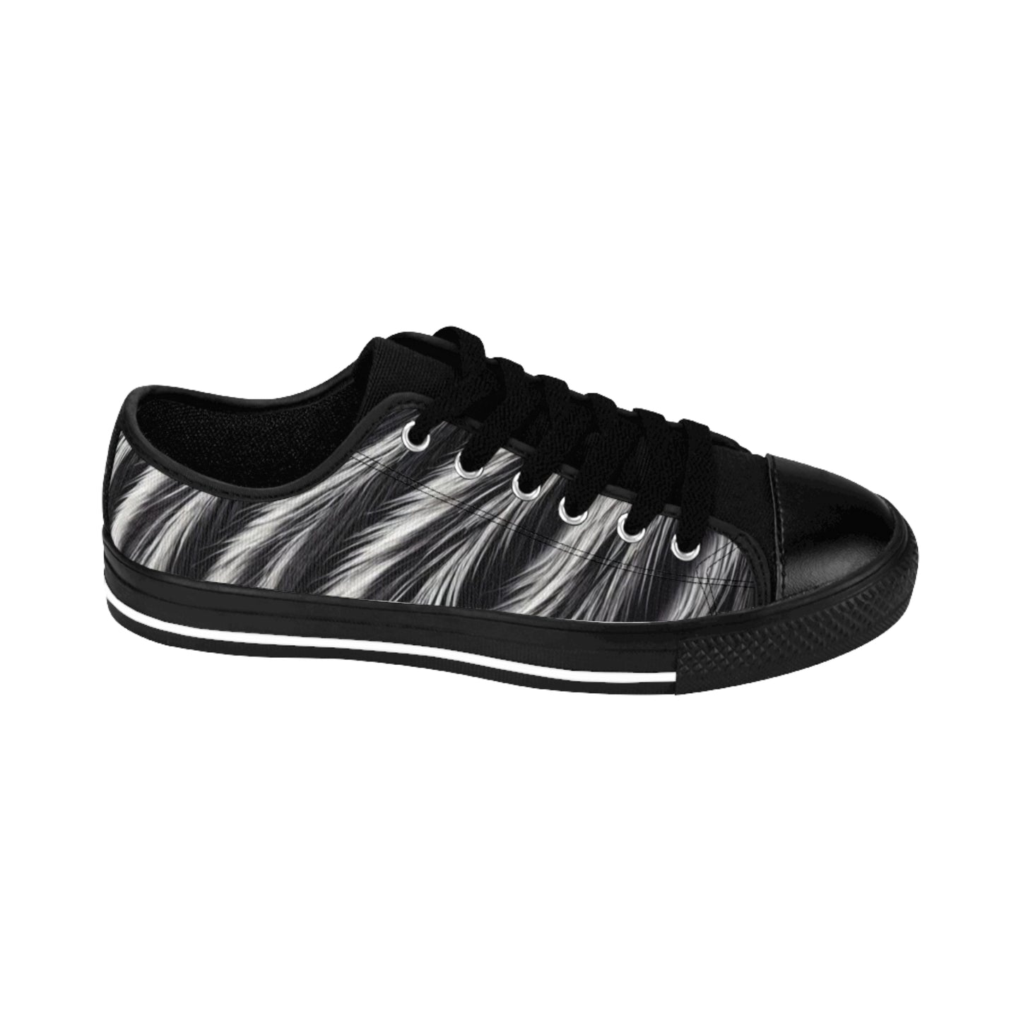 Sneakers Black & White Statement: Fashionable Zebra Print Trainers