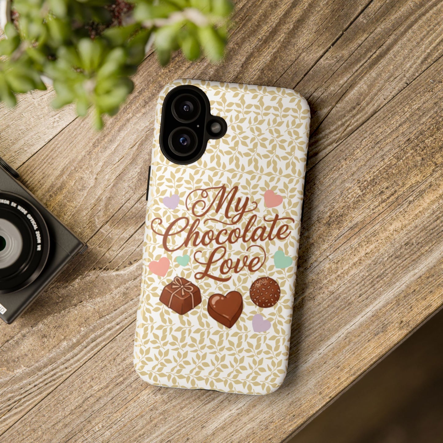 Phone Case — "My Chocolate Love" Decorative Protective Cover