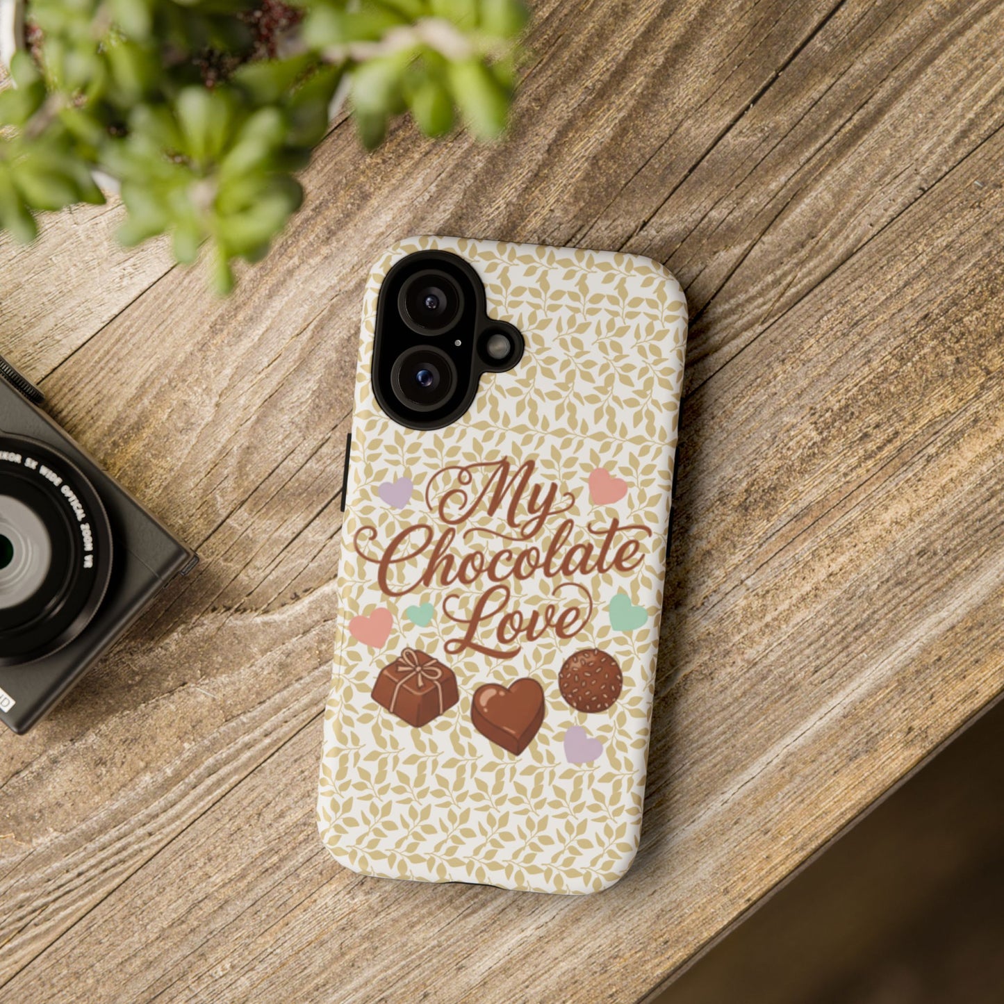 Phone Case — "My Chocolate Love" Decorative Protective Cover