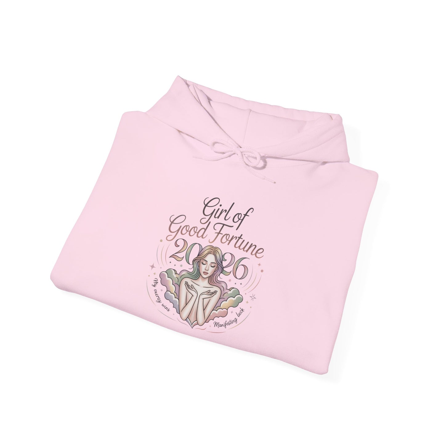 Blessed Girl Hoodie — Pastel Faith-Inspired Pullover for Women