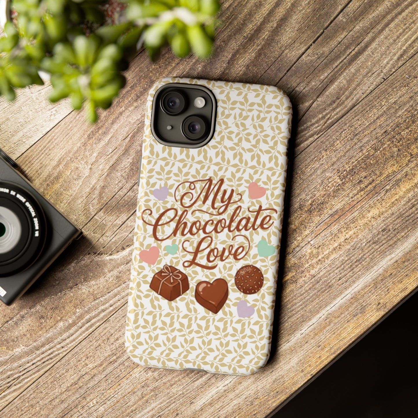 Phone Case — "My Chocolate Love" Decorative Protective Cover