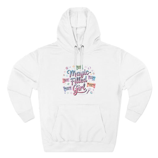 Magic-Filled Girl Hoodie — Cute Pastel Graphic Pullover