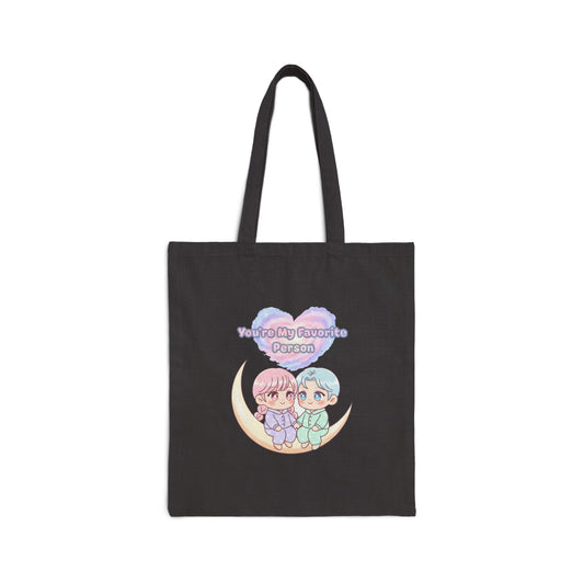 Valentine "Lovely One" Canvas Tote Bag — Favorite Person Gift