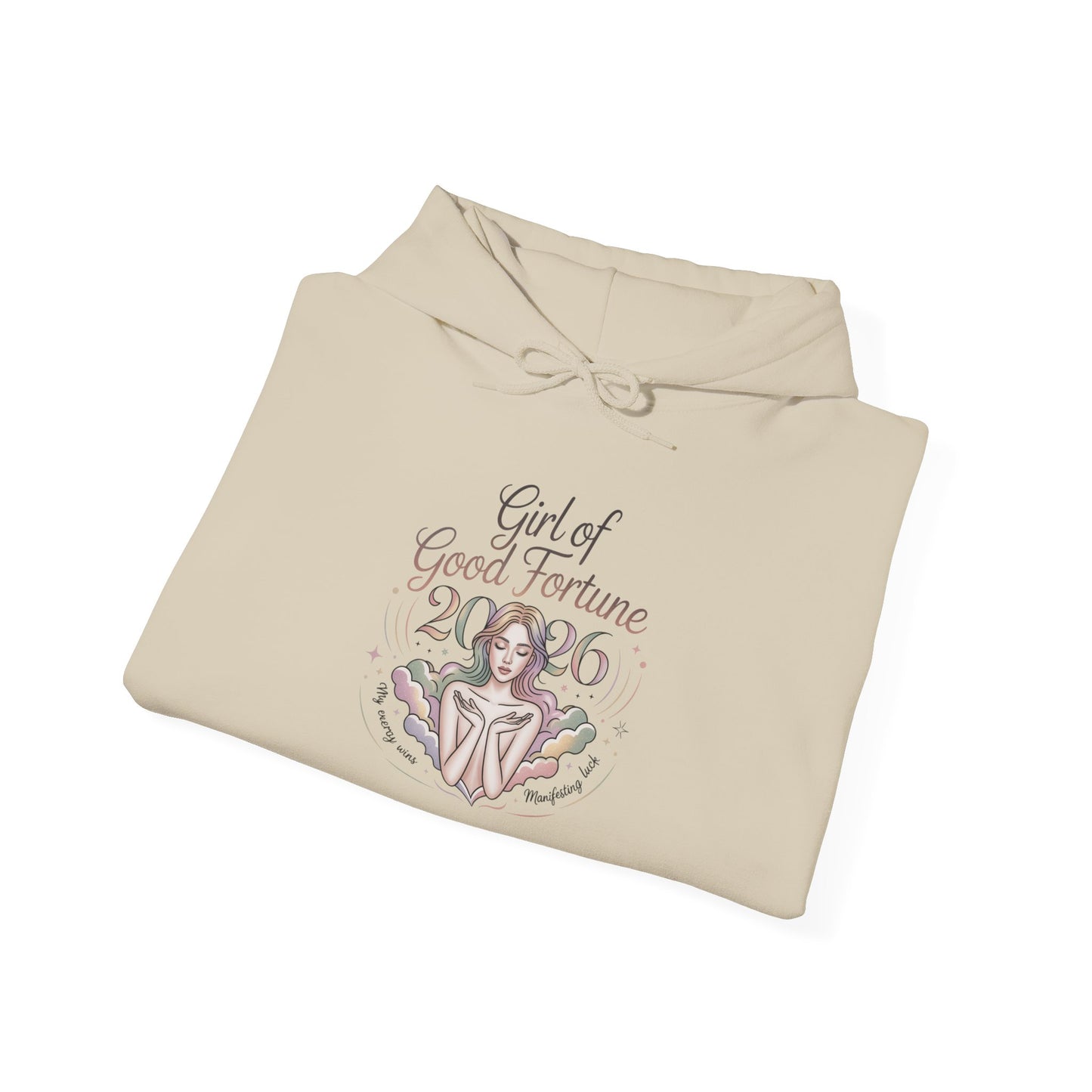 Blessed Girl Hoodie — Pastel Faith-Inspired Pullover for Women