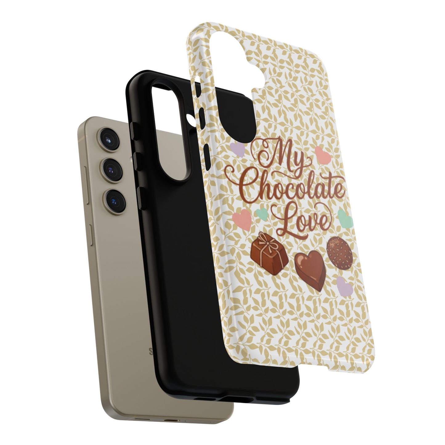 Phone Case — "My Chocolate Love" Decorative Protective Cover