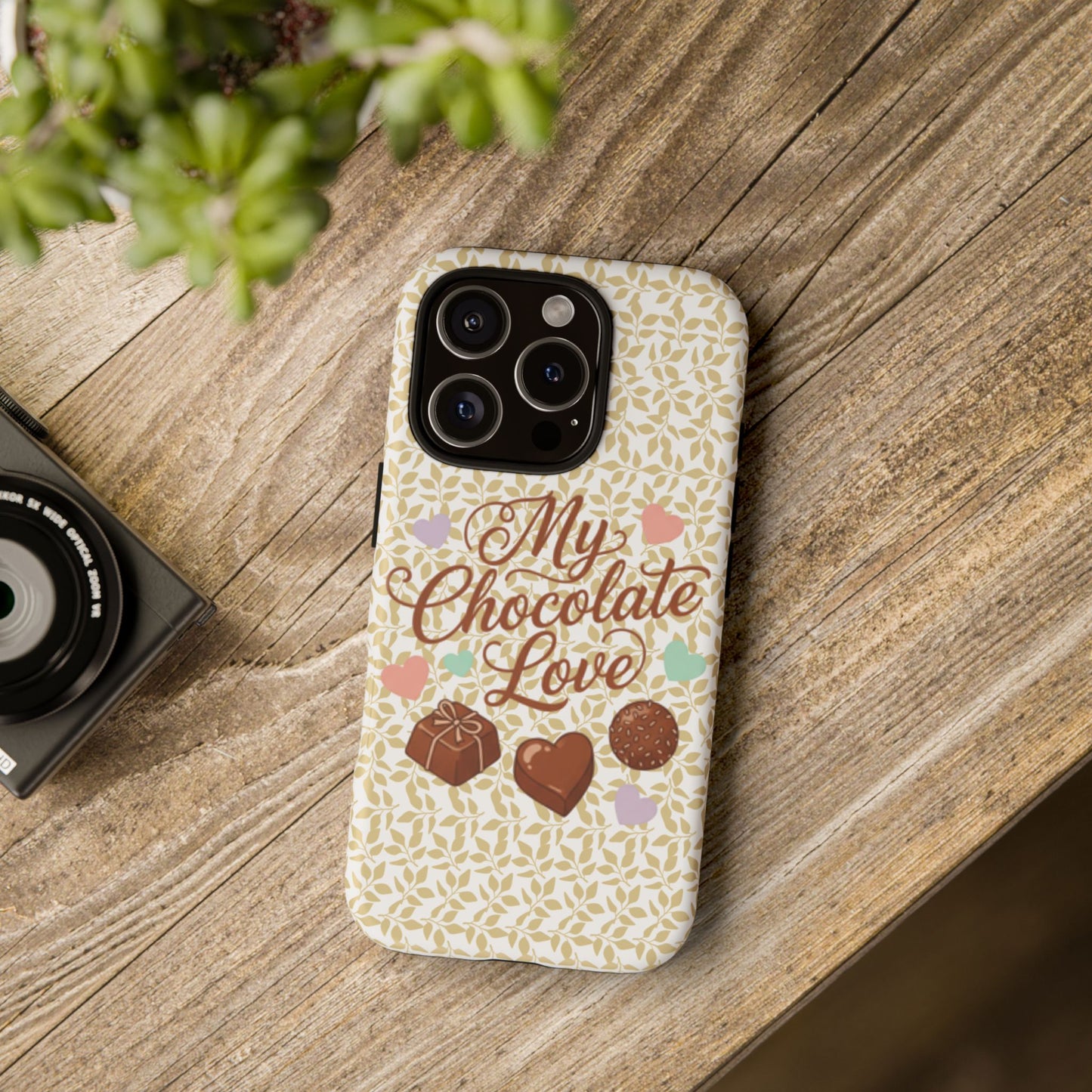 Phone Case — "My Chocolate Love" Decorative Protective Cover
