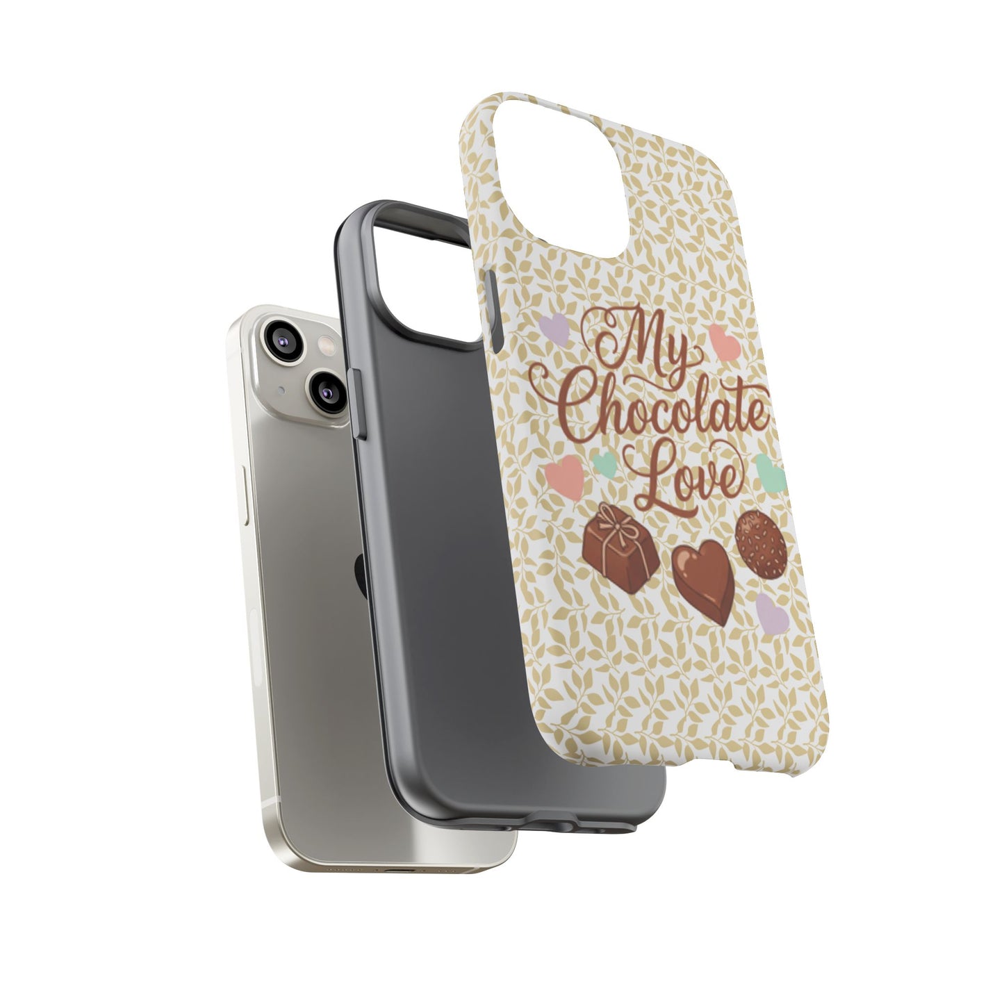 Phone Case — "My Chocolate Love" Decorative Protective Cover