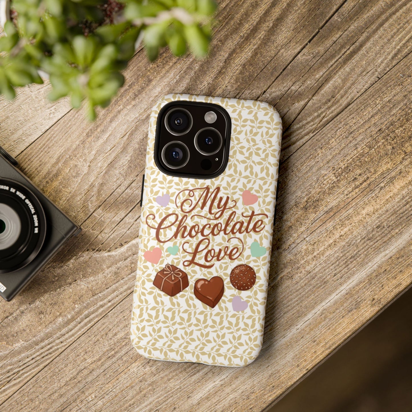 Phone Case — "My Chocolate Love" Decorative Protective Cover