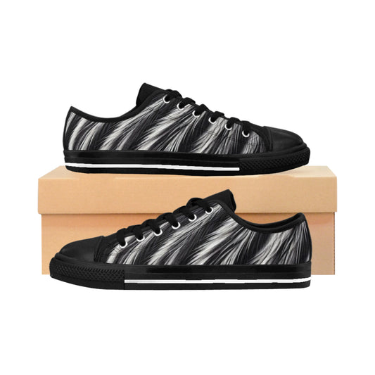 Sneakers Black & White Statement: Fashionable Zebra Print Trainers