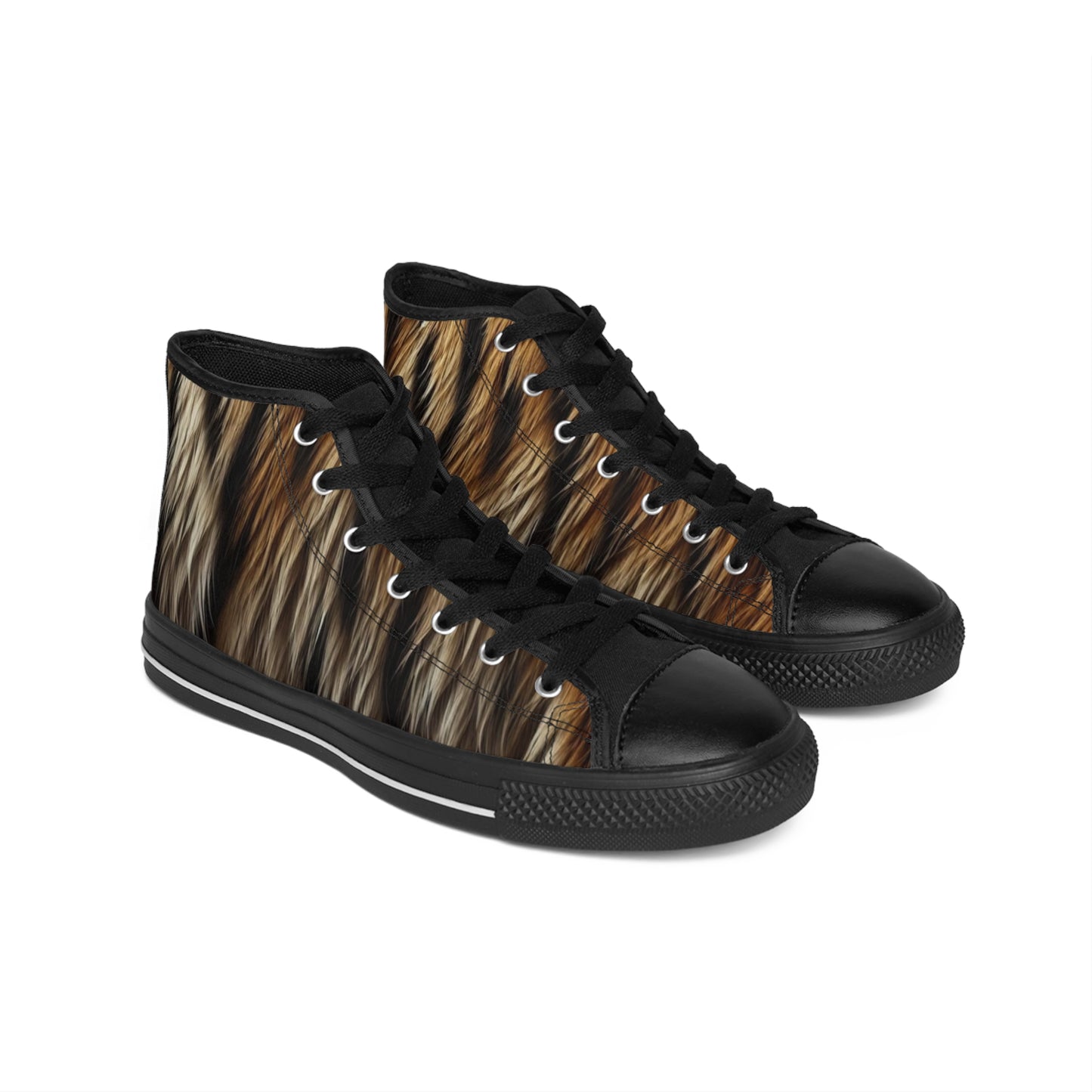 The Jungle King: Bold Tiger Stripe Trainers Casual Shoes