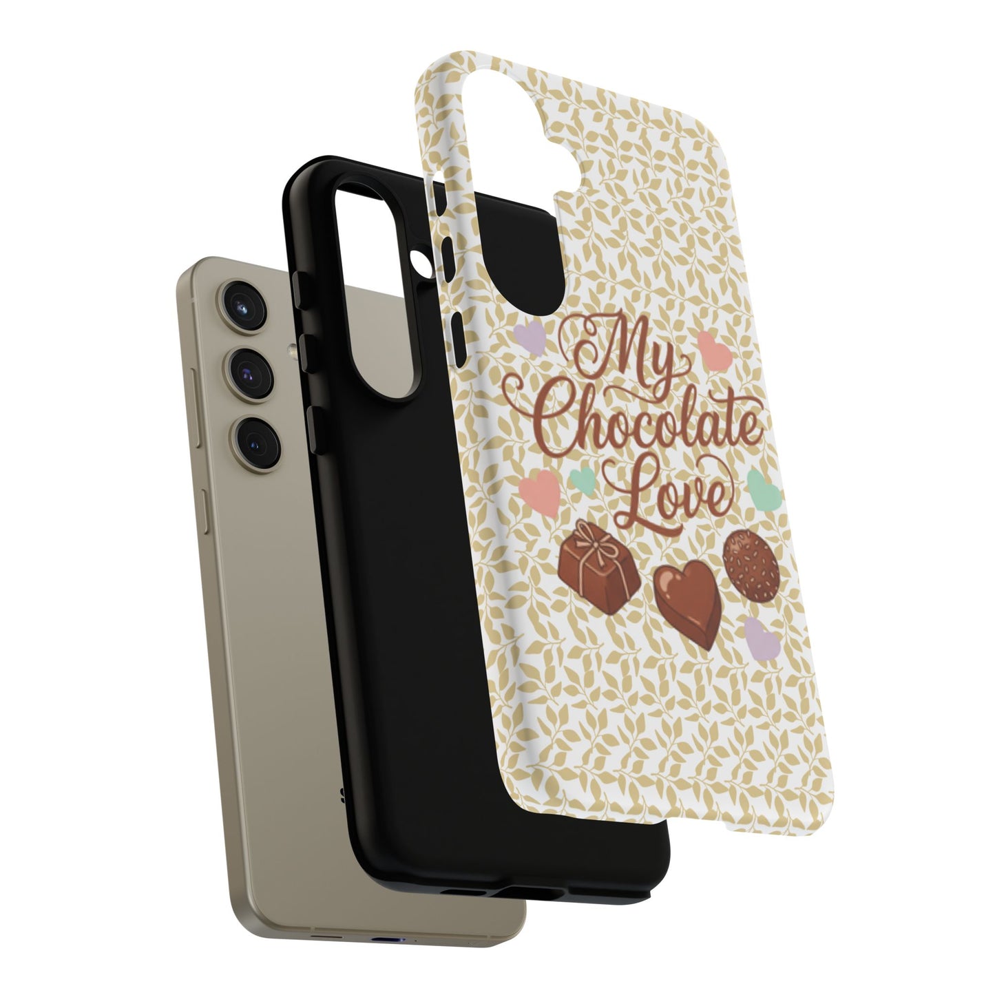 Phone Case — "My Chocolate Love" Decorative Protective Cover