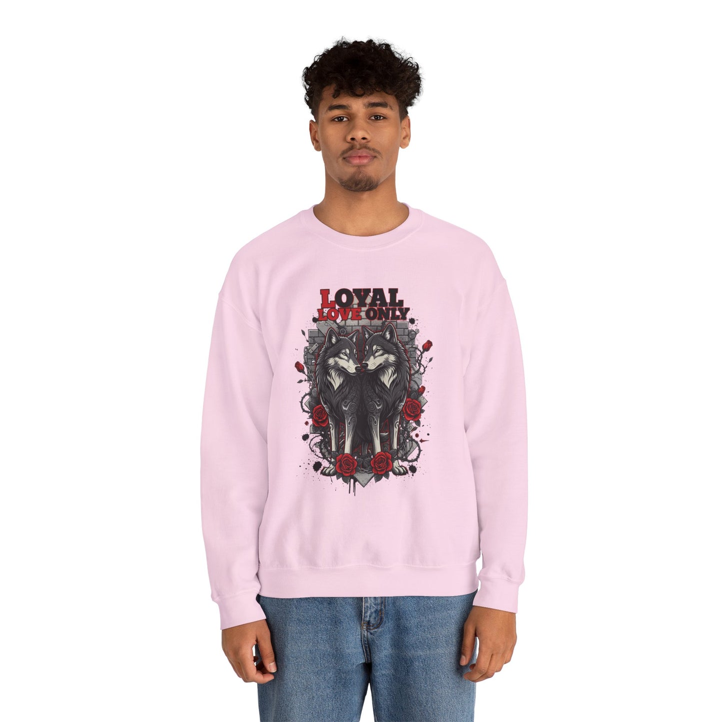 Loyal Love Only Wolves Crewneck Sweatshirt