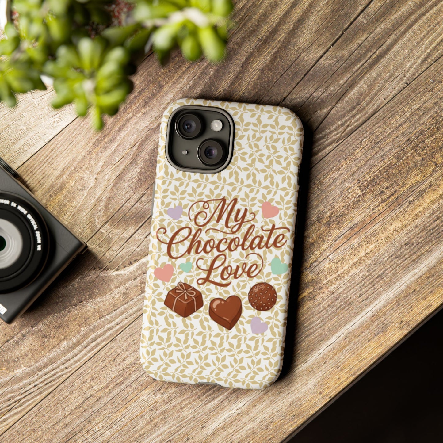 Phone Case — "My Chocolate Love" Decorative Protective Cover