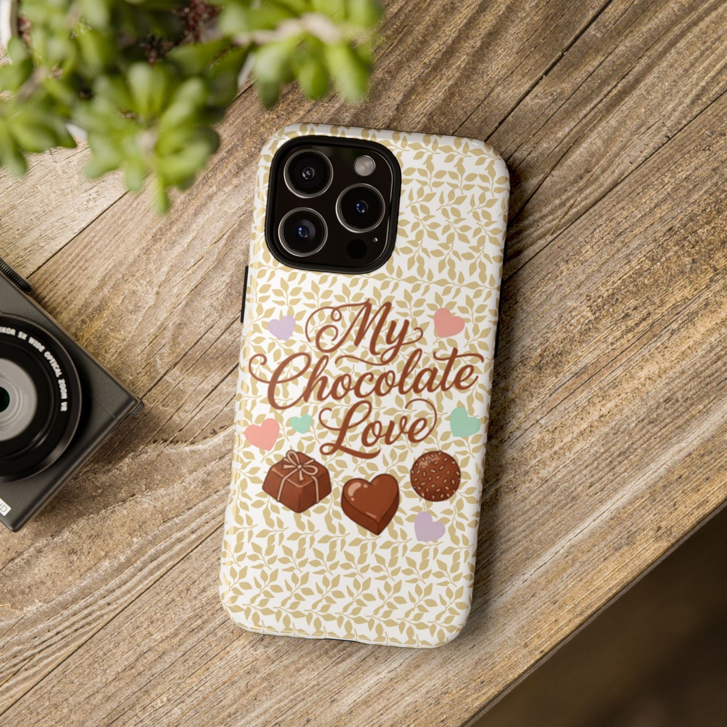 Phone Case — "My Chocolate Love" Decorative Protective Cover