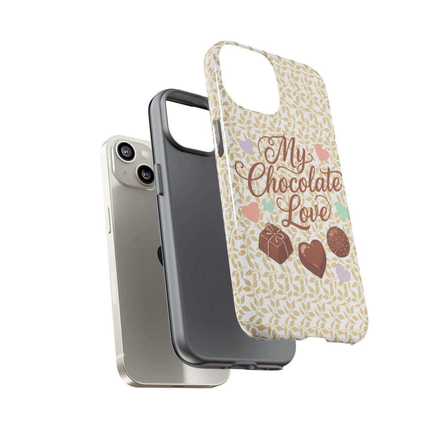 Phone Case — "My Chocolate Love" Decorative Protective Cover