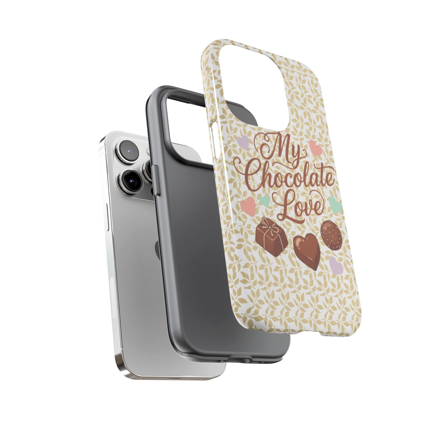 Phone Case — "My Chocolate Love" Decorative Protective Cover