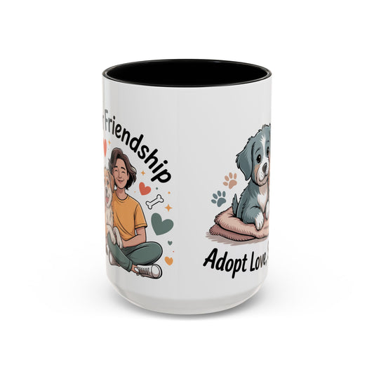 Pet Lovers Accent Coffee Mug — Cute Animal Lover Gift (11/15oz)