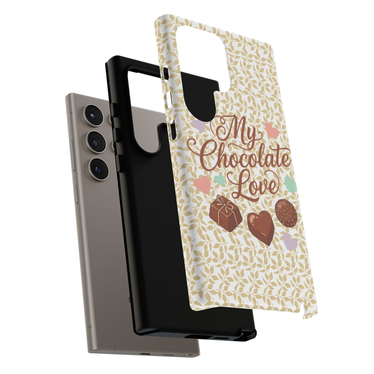 Phone Case — "My Chocolate Love" Decorative Protective Cover