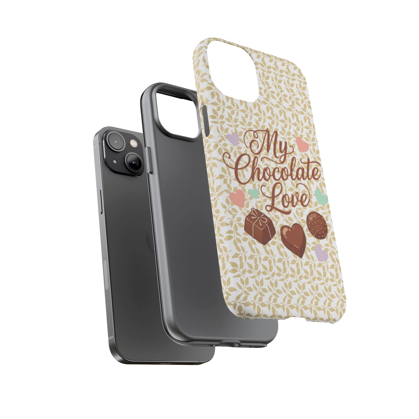 Phone Case — "My Chocolate Love" Decorative Protective Cover