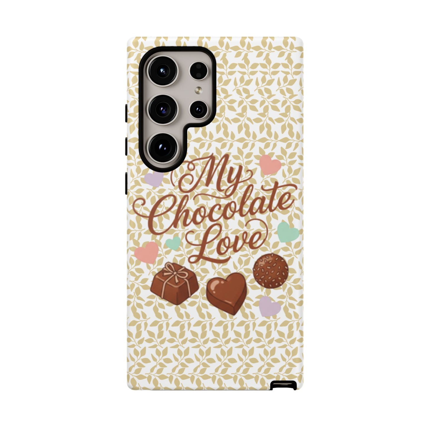 Phone Case — "My Chocolate Love" Decorative Protective Cover