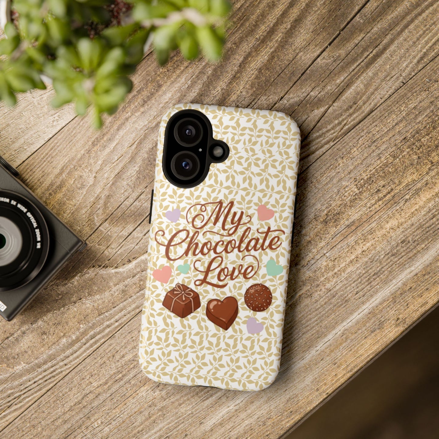 Phone Case — "My Chocolate Love" Decorative Protective Cover