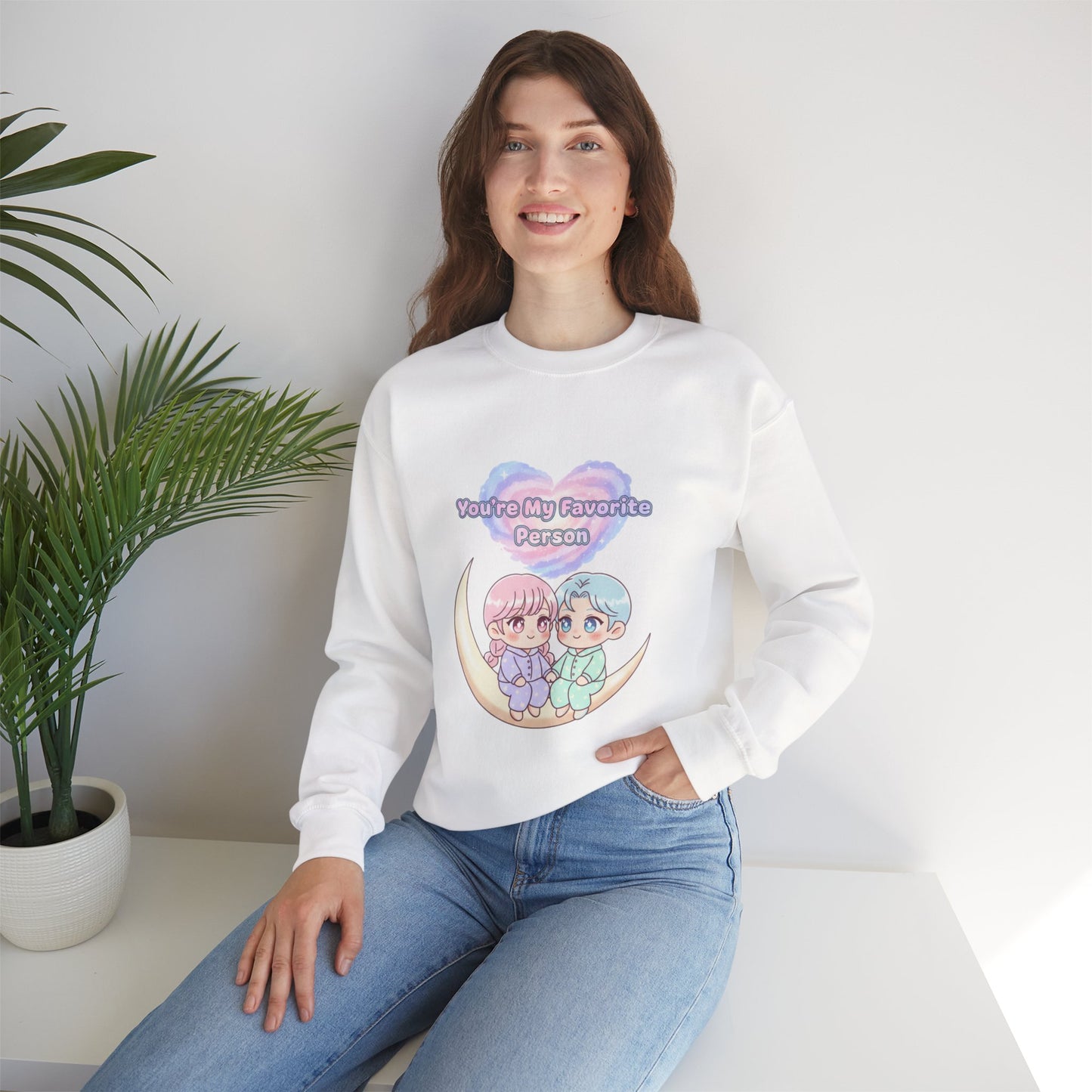 Valentine "You Are My Vavorite Person" Crewneck Sweatshirt