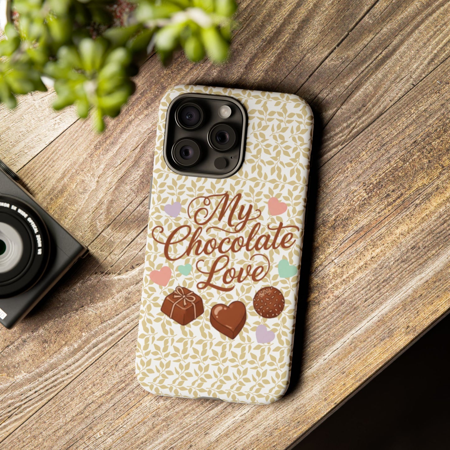 Phone Case — "My Chocolate Love" Decorative Protective Cover