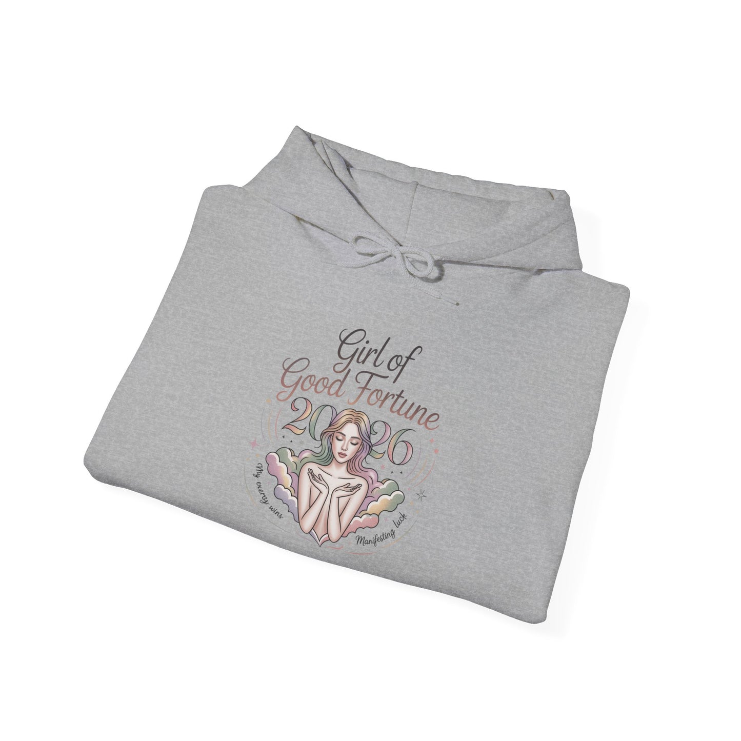 Blessed Girl Hoodie — Pastel Faith-Inspired Pullover for Women