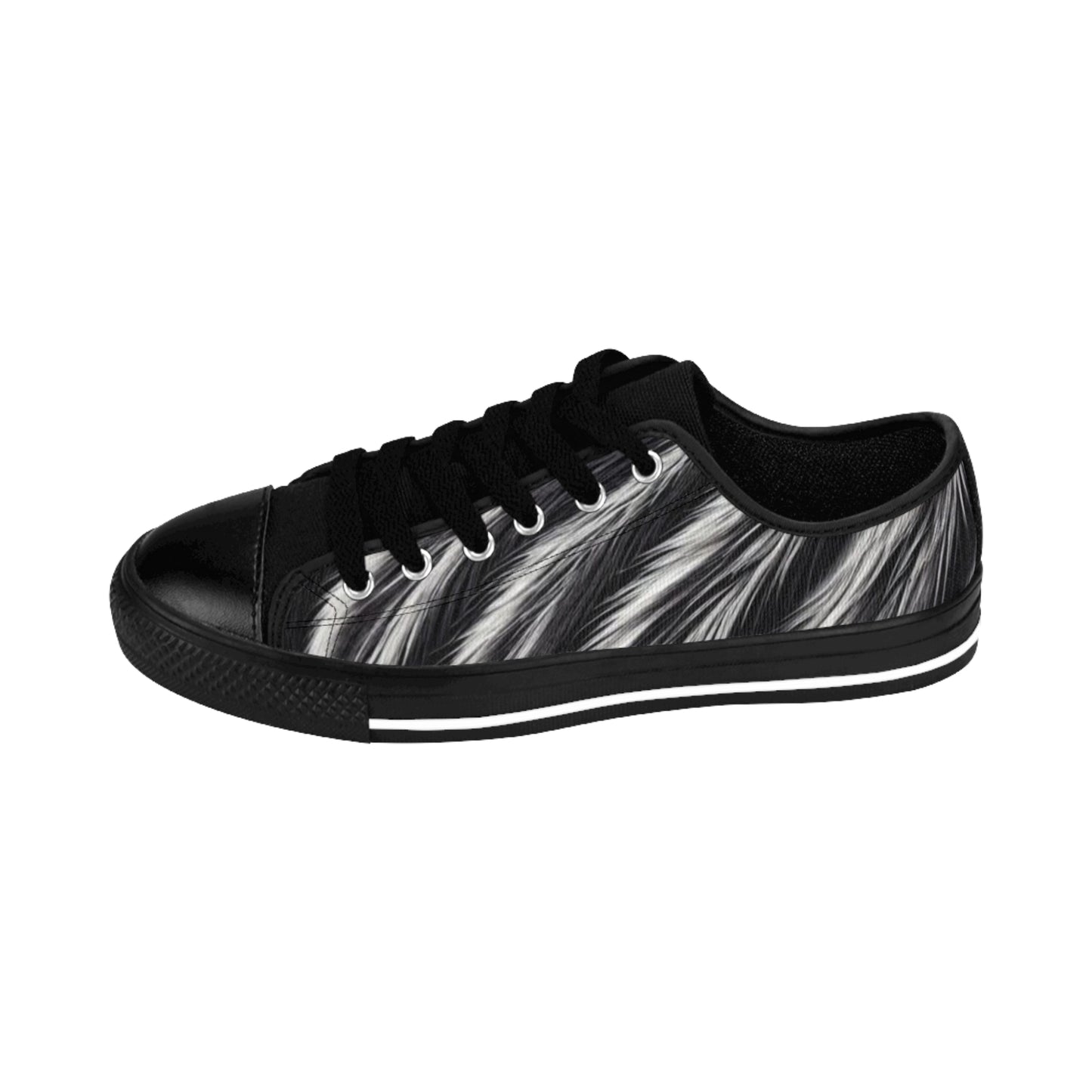 Sneakers Black & White Statement: Fashionable Zebra Print Trainers