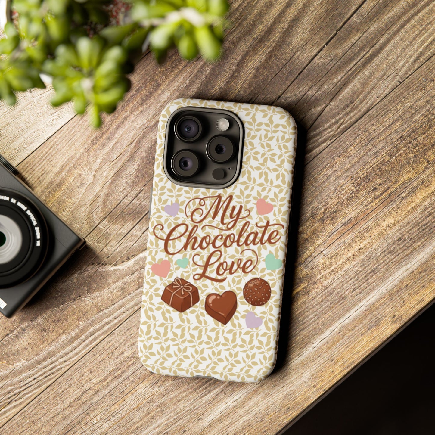 Phone Case — "My Chocolate Love" Decorative Protective Cover