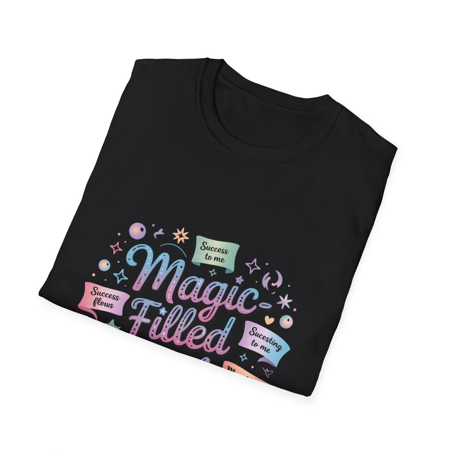 Magic-Filled Girl T-Shirt — Pastel Whimsical Cute Graphic Tee
